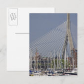 VS, New England, Massachusetts, Boston, boten Briefkaart (Voorkant / Achterkant)