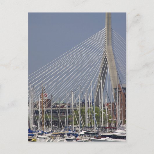 VS, New England, Massachusetts, Boston, boten Briefkaart (Voorkant)