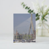 VS, New England, Massachusetts, Boston, boten Briefkaart (Staand voorkant)