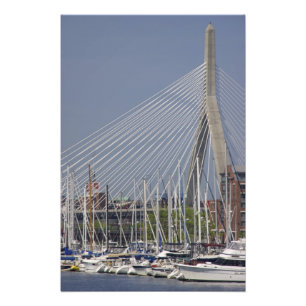 VS, New England, Massachusetts, Boston, boten Foto Afdruk