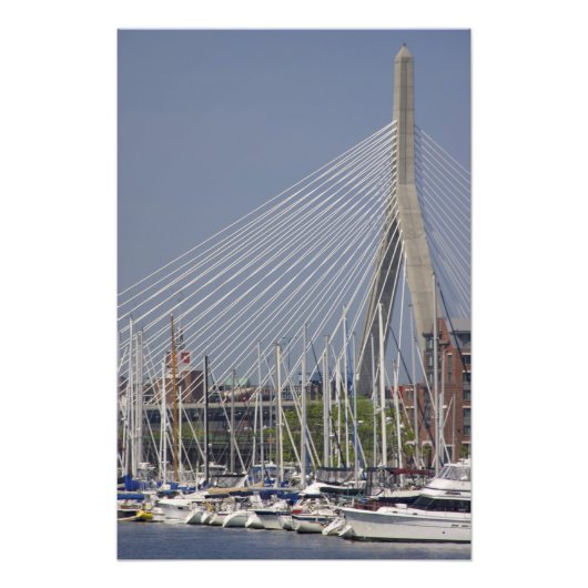 VS, New England, Massachusetts, Boston, boten Foto Afdruk (Voorkant)