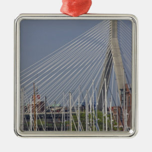 VS, New England, Massachusetts, Boston, boten Metalen Ornament