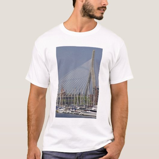 VS, New England, Massachusetts, Boston, boten T-shirt (Voorkant)