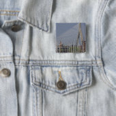 VS, New England, Massachusetts, Boston, boten Vierkante Button 5,1 Cm (In situ)