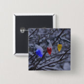 VS, New England, Massachusetts, Reading, 2 Vierkante Button 5,1 Cm (Voorkant /achterkant)