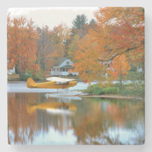VS, New England, New Hampshire. Drijfvliegtuig Stenen Onderzetter