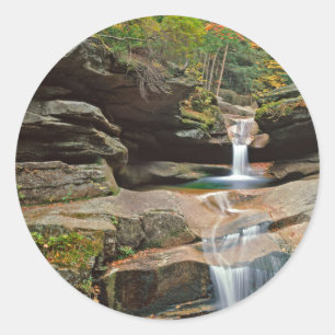 VS, New England, New Hampshire, Witte Bergen Ronde Sticker