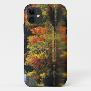 VS, New Hampshire, Moultonborough. Bomen in iPhone 11 Hoesje