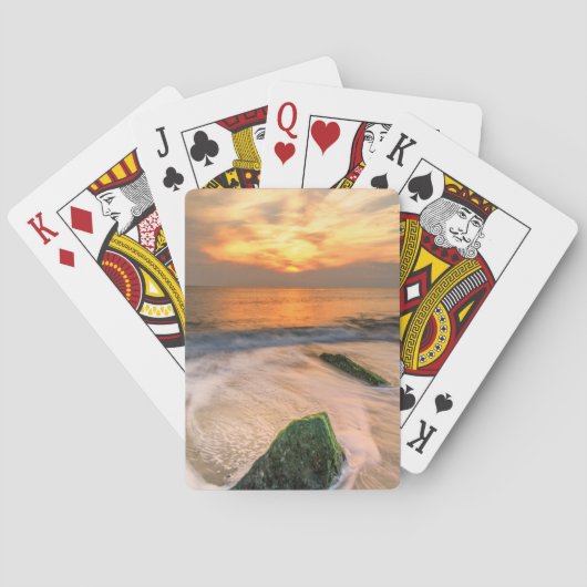 VS, New Jersey, Cape May. Schitterend op Cape May Pokerkaarten (Achterkant)