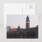 VS, New Jersey, Hoboken, oud treinstation Briefkaart (Voorkant / Achterkant)