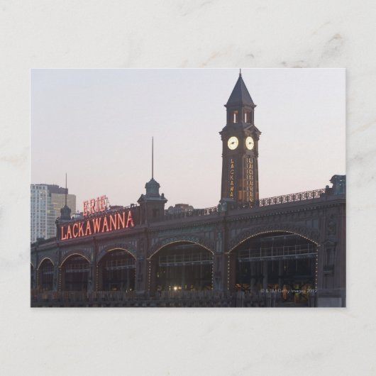 VS, New Jersey, Hoboken, oud treinstation Briefkaart (Voorkant)