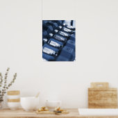 VS, New Jersey, Jersey City, rij dumbels Poster (Keuken)