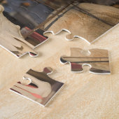 VS, New Mexico, Mesilla: Historisch plein Mesilla Legpuzzel (Zijkant)