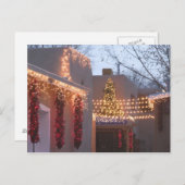 VS, New Mexico, Santa Fe: Canyon Road Gallery Briefkaart (Voorkant / Achterkant)