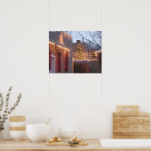 VS, New Mexico, Santa Fe: Canyon Road Gallery Poster (Keuken)