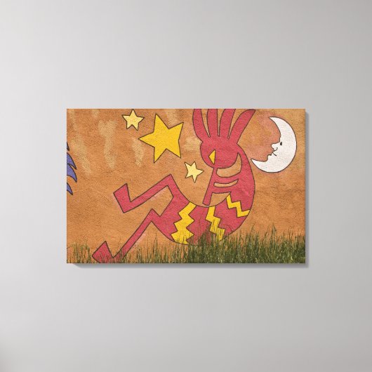 VS, New Mexico, Santa Fe. Muurmuurschildering van Canvas Afdruk (Voorkant)