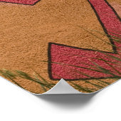 VS, New Mexico, Santa Fe. Muurmuurschildering van  Poster (Hoek)