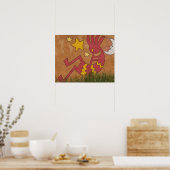 VS, New Mexico, Santa Fe. Muurmuurschildering van  Poster (Keuken)