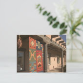 VS, New Mexico, Taos: Navaho Rug Gallery Kit Briefkaart (Staand voorkant)