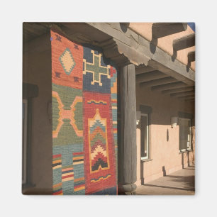 VS, New Mexico, Taos: Navaho Rug Gallery Kit Magneet