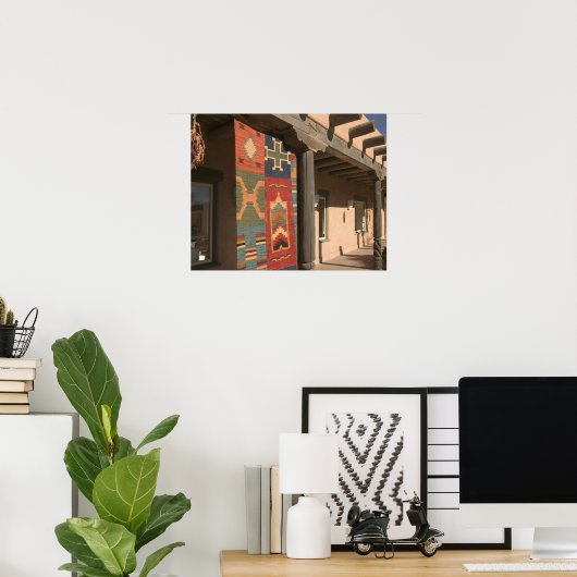 VS, New Mexico, Taos: Navaho Rug Gallery Kit Poster (Thuiskantoor)