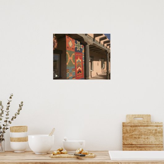 VS, New Mexico, Taos: Navaho Rug Gallery Kit Poster (Keuken)