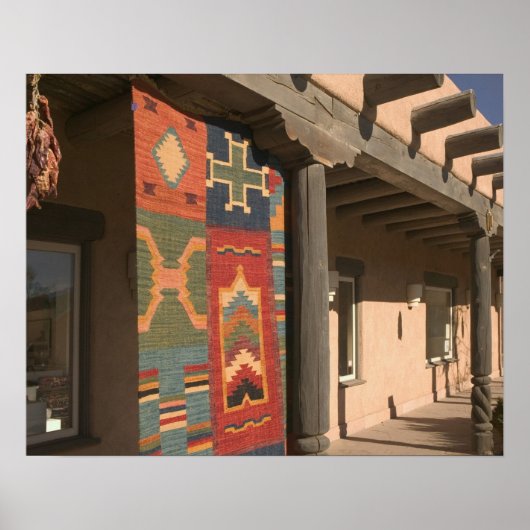 VS, New Mexico, Taos: Navaho Rug Gallery Kit Poster (Voorkant)