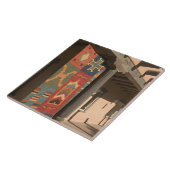 VS, New Mexico, Taos: Navaho Rug Gallery Kit Tegeltje (Zijkant)