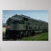 VS, New York Central EMD E8 passagiersdiesel Poster (Voorkant)