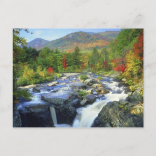 VS, New York. Een waterval in de Adirondack Briefkaart