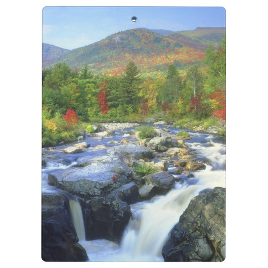 VS, New York. Een waterval in de Adirondack Klembord (Achterkant)