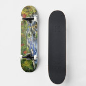VS, New York. Een waterval in de Adirondack Skateboard (Voorkant)