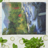 VS, New York. Een waterval in de Adirondack Theedoek (Gevouwen)