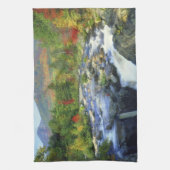 VS, New York. Een waterval in de Adirondack Theedoek (Verticaal)