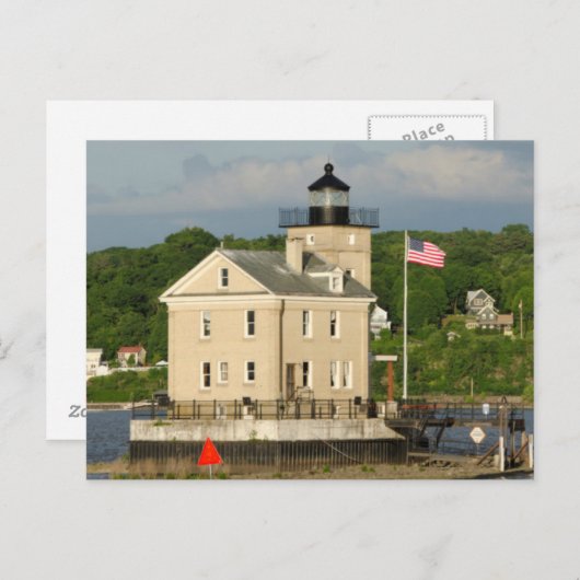 VS, New York, Kingston, Hudson River. Rondout Briefkaart (Voorkant / Achterkant)