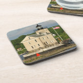 VS, New York, Kingston, Hudson River. Rondout Onderzetter (Linkerzijde)