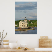 VS, New York, Kingston, Hudson River. Rondout Poster (Keuken)