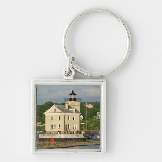 VS, New York, Kingston, Hudson River. Rondout Sleutelhanger (Voorkant)