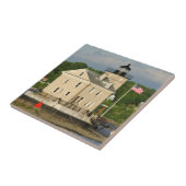 VS, New York, Kingston, Hudson River. Rondout Tegeltje (Zijkant)