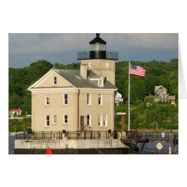 VS, New York, Kingston, Hudsonrivier. Rondout (Voorkant Horizontaal)