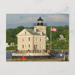 VS, New York, Kingston, Hudsonrivier. Rondout Briefkaart