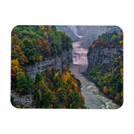 VS, New York, Letchworth State Park. Rivier en Magneet (Horizontaal)