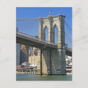 VS, New York, New York City. Brooklyn Bridge Briefkaart