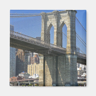 VS, New York, New York City. Brooklyn Bridge Magneet
