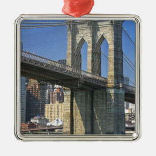 VS, New York, New York City. Brooklyn Bridge Metalen Ornament