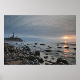 VS, New York, Oost Hampton. Montauk Point Poster