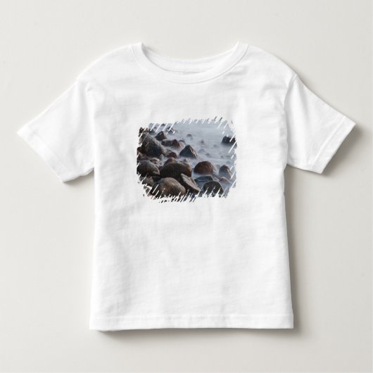 VS, New York, Oost Hampton. Surf van de Oceaan Kinder Shirts (Voorkant)