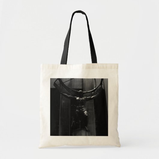 VS New York rockefeller Atlas beeld Tote Bag (Voorkant)