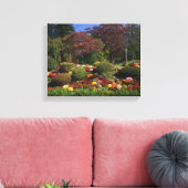 VS, New York, Saugerties, Seamon Park. Herfst Canvas Afdruk (Insitu (Woonkamer))