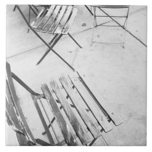 VS, NEW YORK: Stoelen van Café New York City, Tegeltje